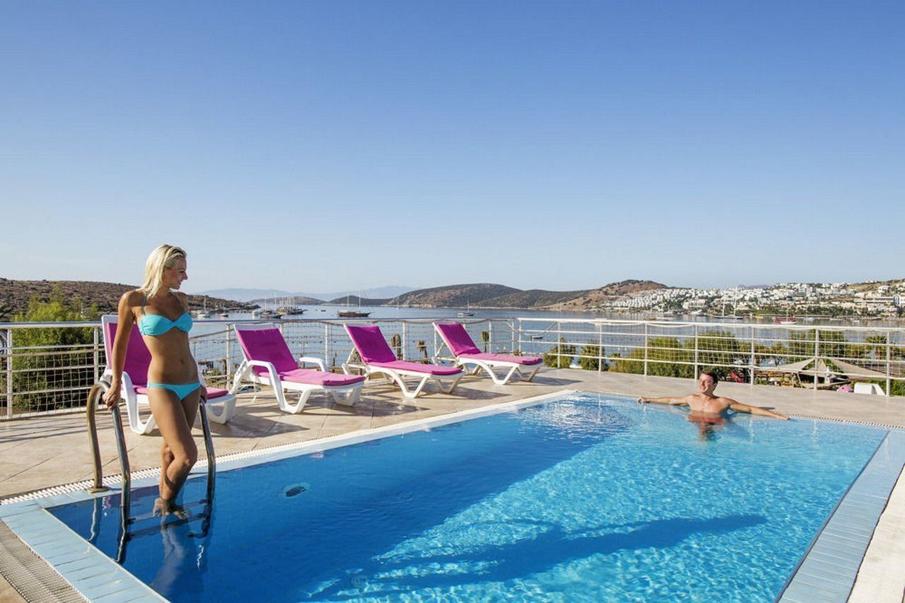 Ladonia Hotels Del Mare (Adults Only) Gümbet Buitenkant foto
